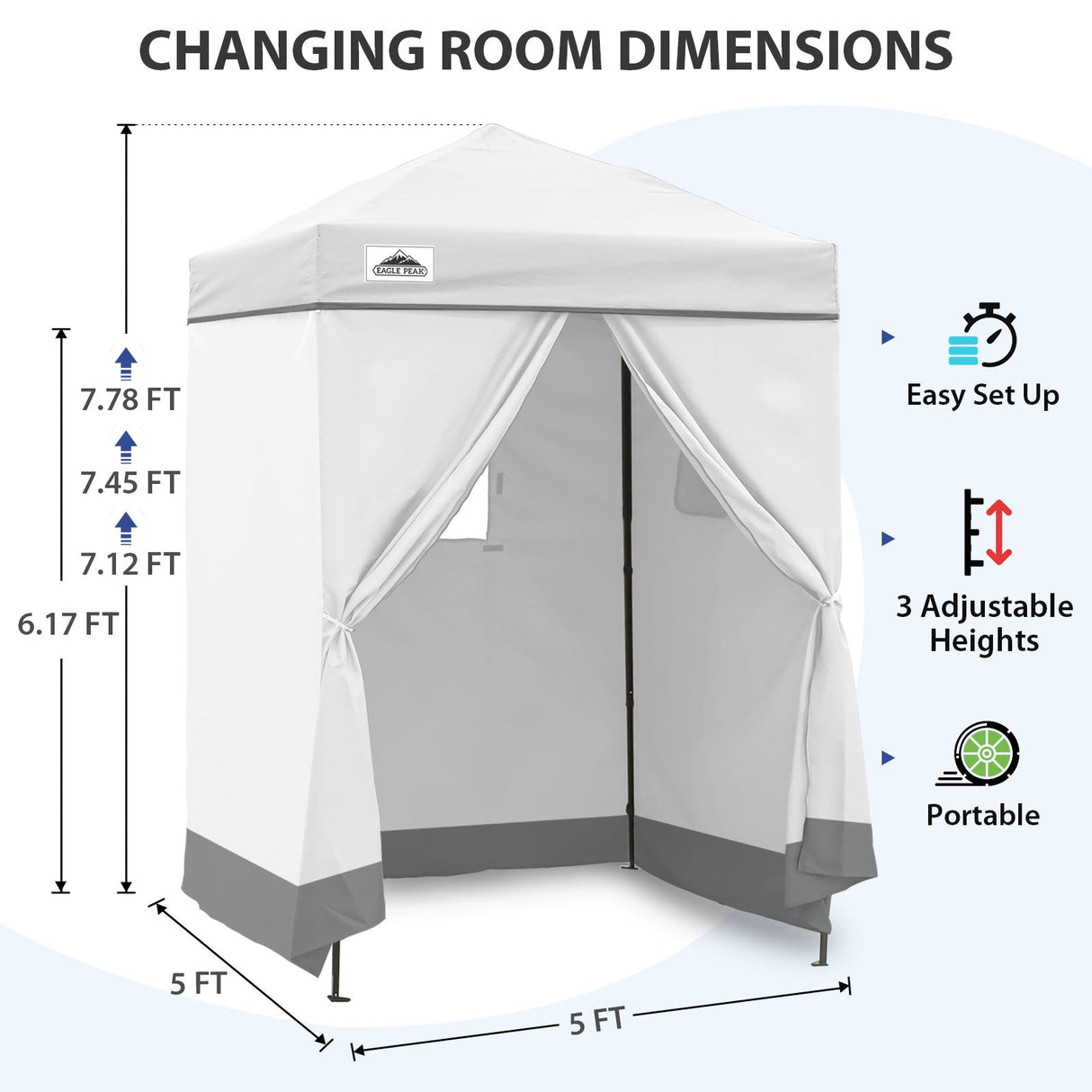 Flex Ultra Compact 5x5 Pop-up Canopy - Eagle Peak®