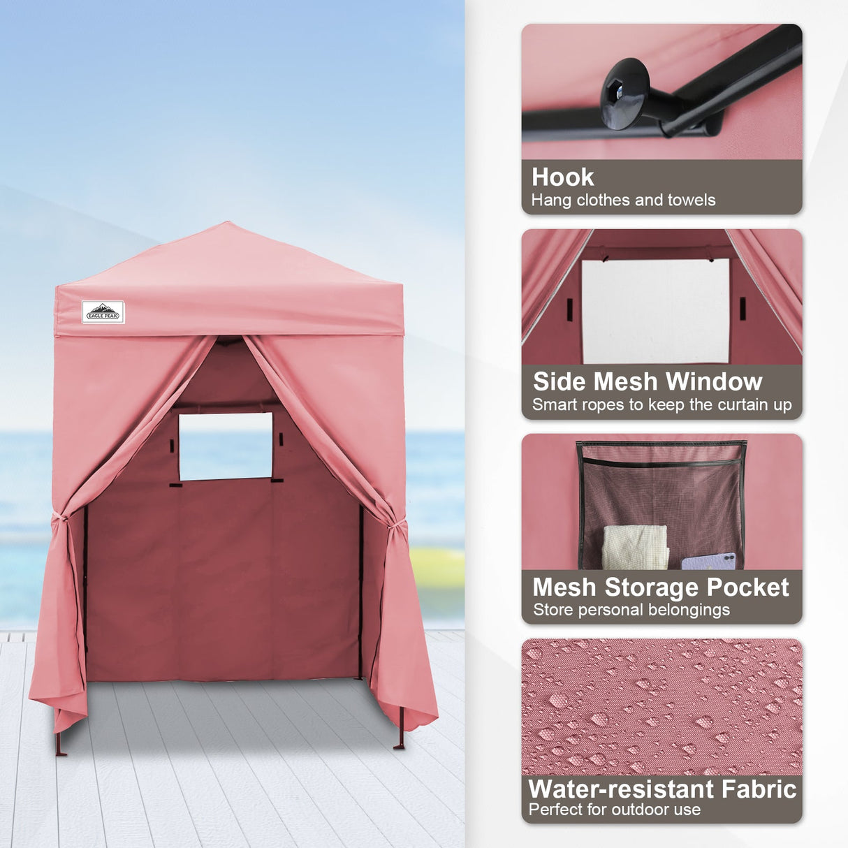 Flex Ultra Compact 5x5 Pop - up Canopy - Eagle Peak Custom Canopy Tent