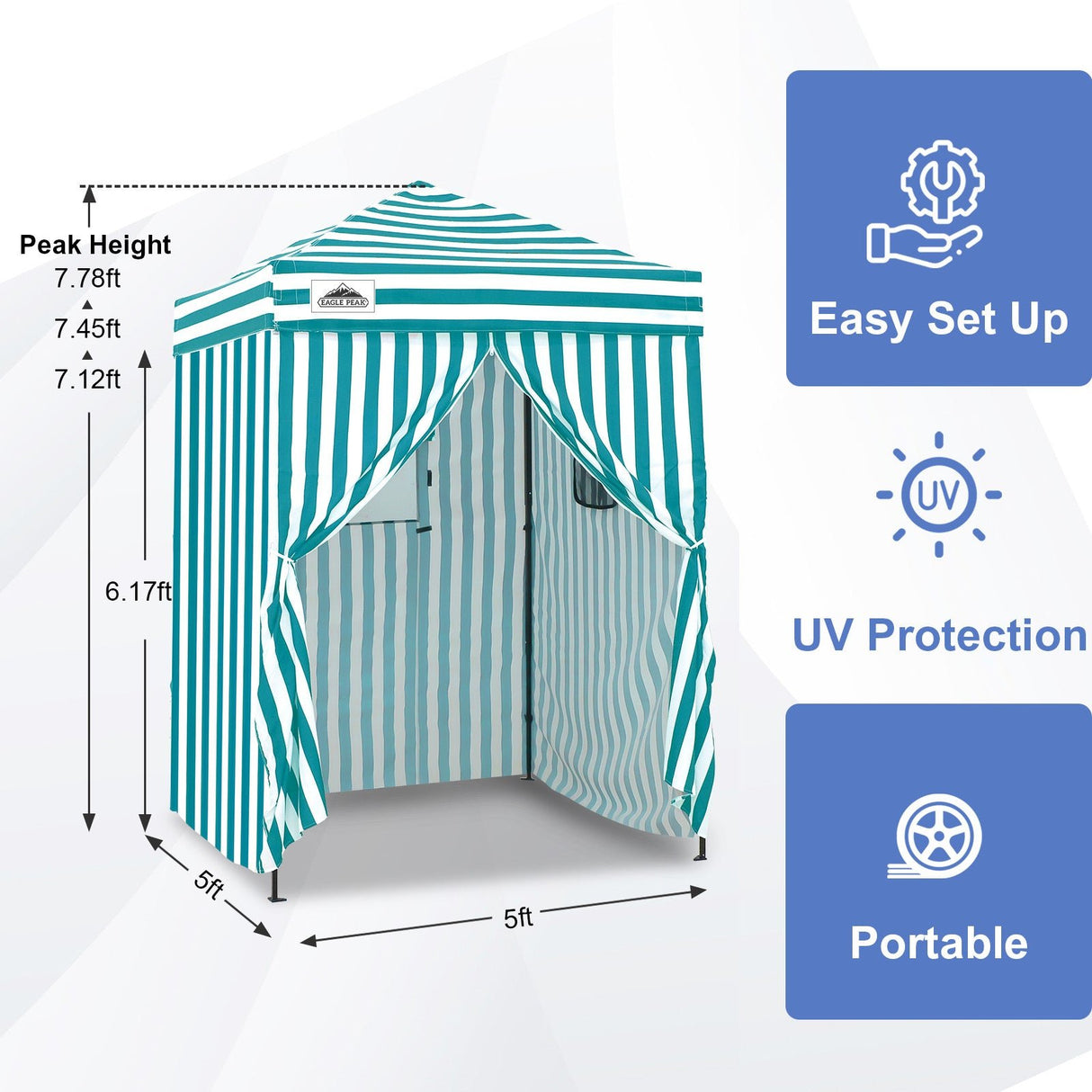 Flex Ultra Compact 5x5 Pop - up Canopy - Eagle Peak Custom Canopy Tent
