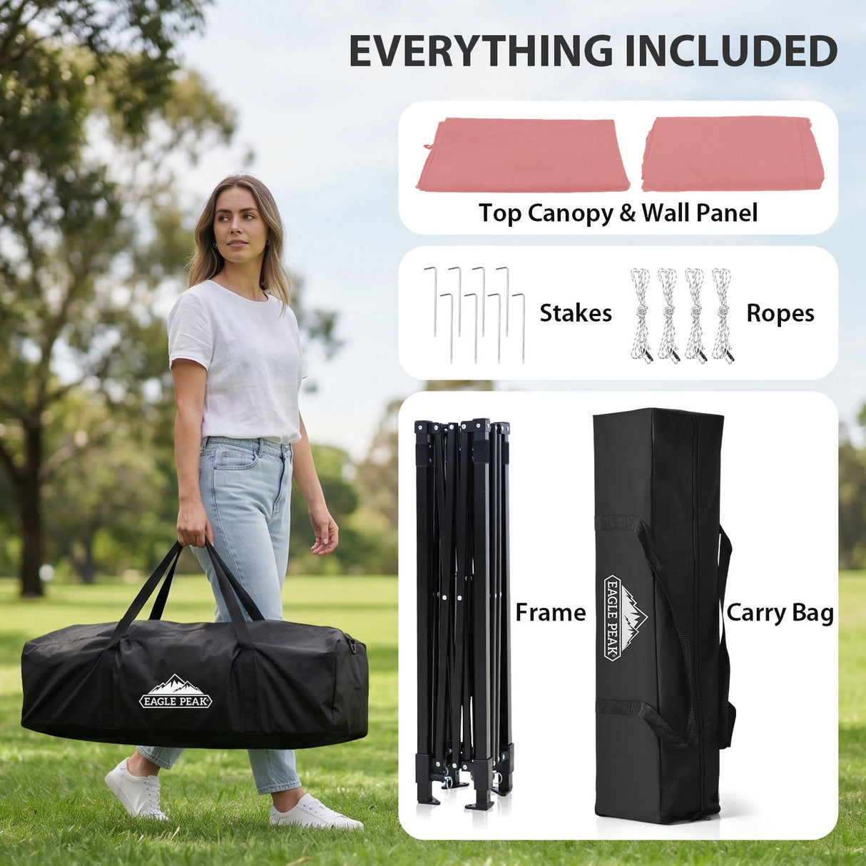 Flex Ultra Compact 5x5 Pop-up Canopy - Eagle Peak®