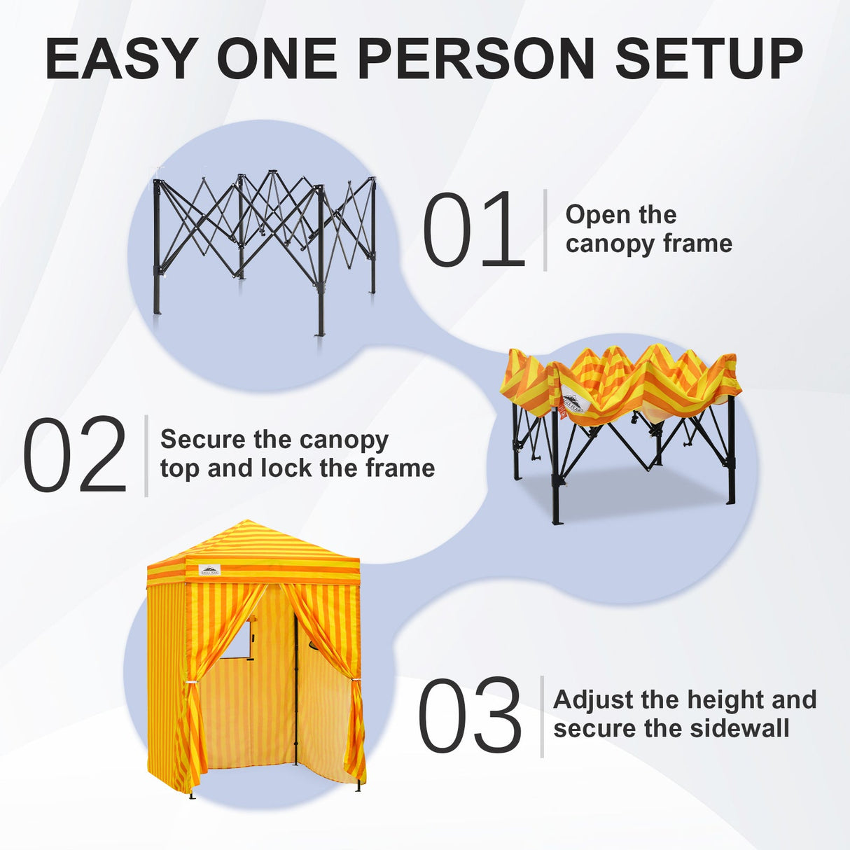 Flex Ultra Compact 5x5 Pop - up Canopy - Eagle Peak Custom Canopy Tent