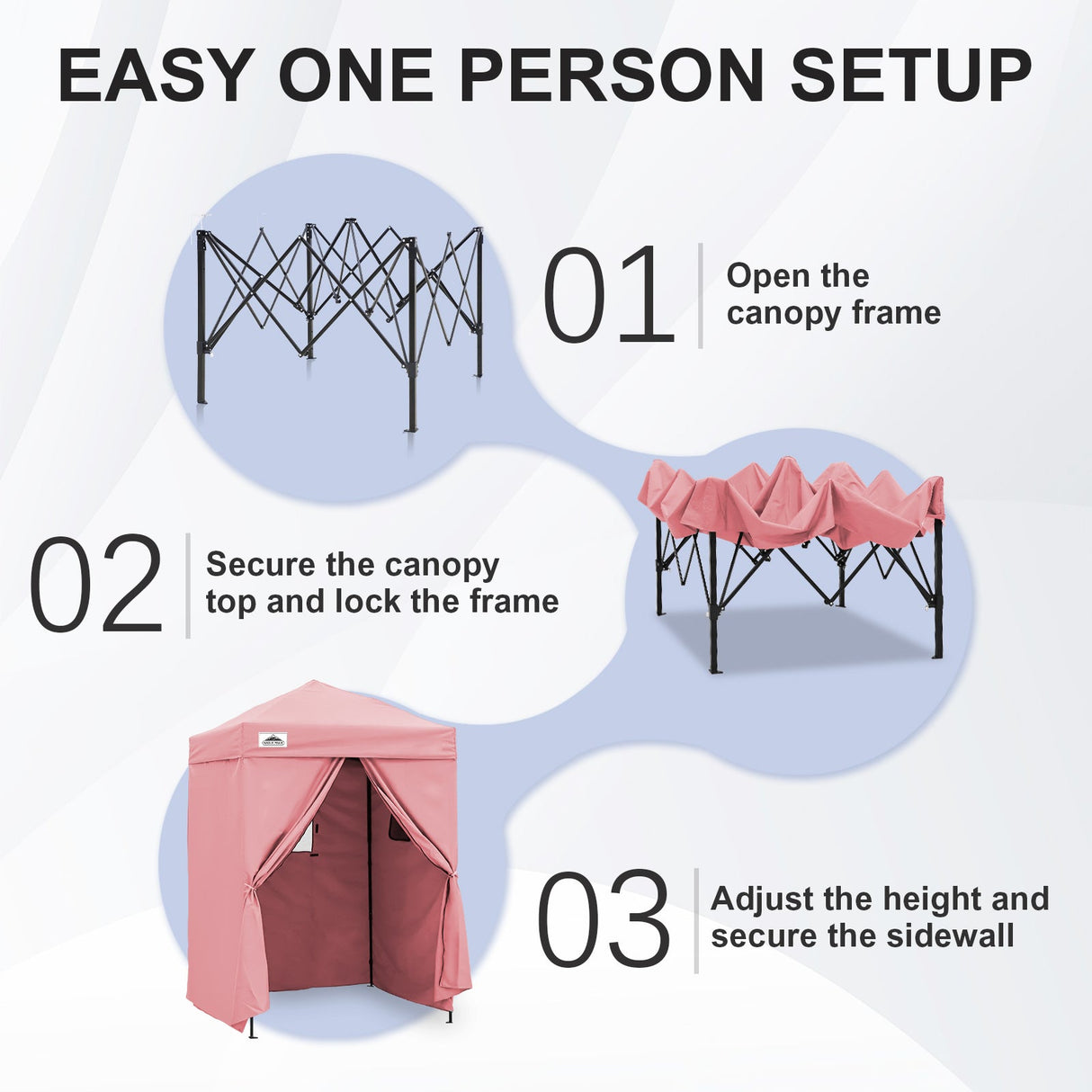 Flex Ultra Compact 5x5 Pop - up Canopy - Eagle Peak Custom Canopy Tent
