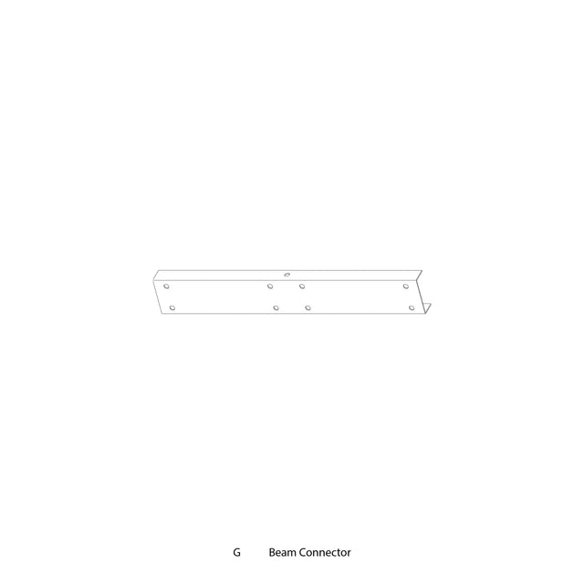 FTPG100TEX - GRY - Part G Beam Connector - Eagle Peak Canopy and Outdoor Products