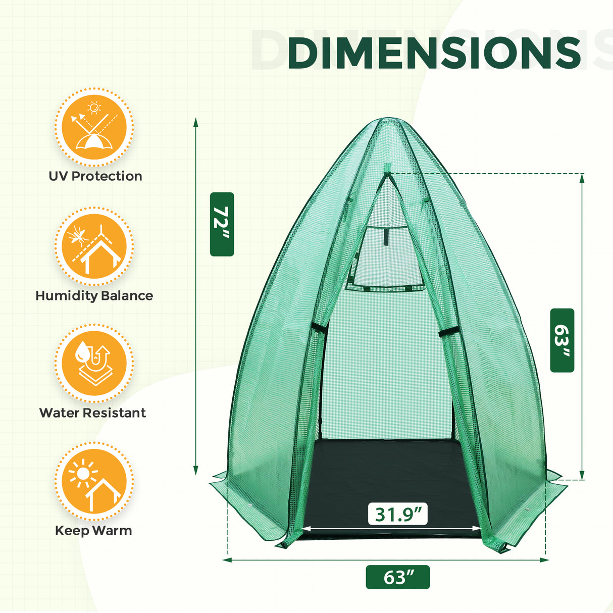 Portable Mini Dome Greenhouse