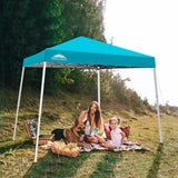 Slant Leg Pop up Canopy Tent, 10x10 Base 8x8 Top