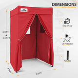 Flat Top 4x4 Pop-up Canopy Changing Room