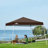 Slant Leg Pop up Canopy Tent, 10x10 Base 8x8 Top