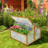 Garden Cold Frame Greenhouse,35.4x31.5x23.2 in - Eagle Peak Custom Canopy Tent