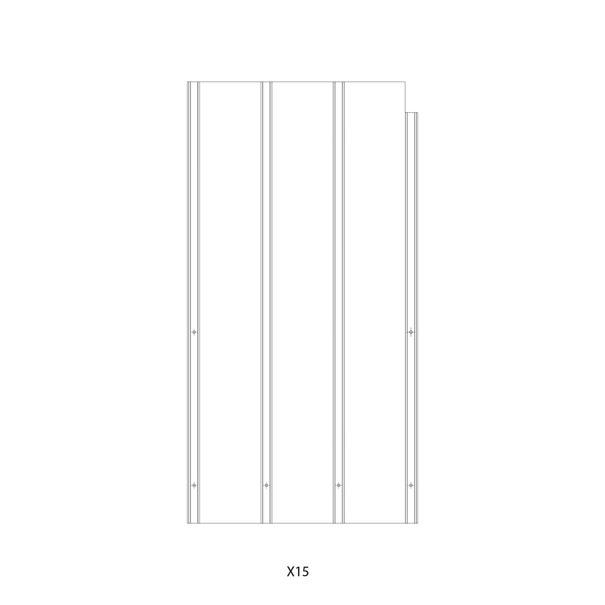 GB01 - 120MW - Part X15 - Eagle Peak Custom Canopy Tent