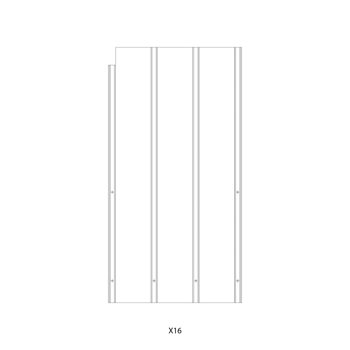 GB01 - 120MW - Part X16 - Eagle Peak Custom Canopy Tent