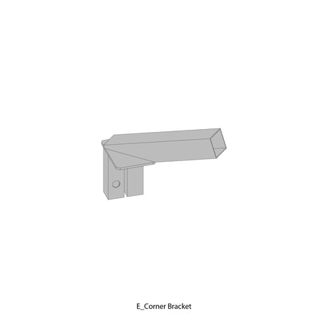 GBF1010MN - Part E Corner Bracket - Eagle Peak Canopy and Outdoor Products