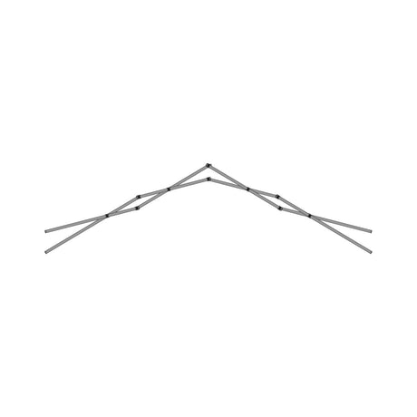 GHDG64W1 - Part 7 Gable Eave Assembly - Eagle Peak Custom Canopy Tent