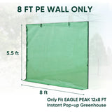 Greenhouse Replacement PE Wall Panel for 8x6/12x8 Portable Walk-in Pop up Greenhouse - Eagle Peak®