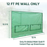 Greenhouse Replacement PE Wall Panel for 8x6/12x8 Portable Walk-in Pop up Greenhouse - Eagle Peak®