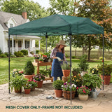 Greenhouse Replacement Shade Cloth Top Cover for 8x6/12x8 Portable Walk-in Pop up Greenhouse - Eagle Peak®