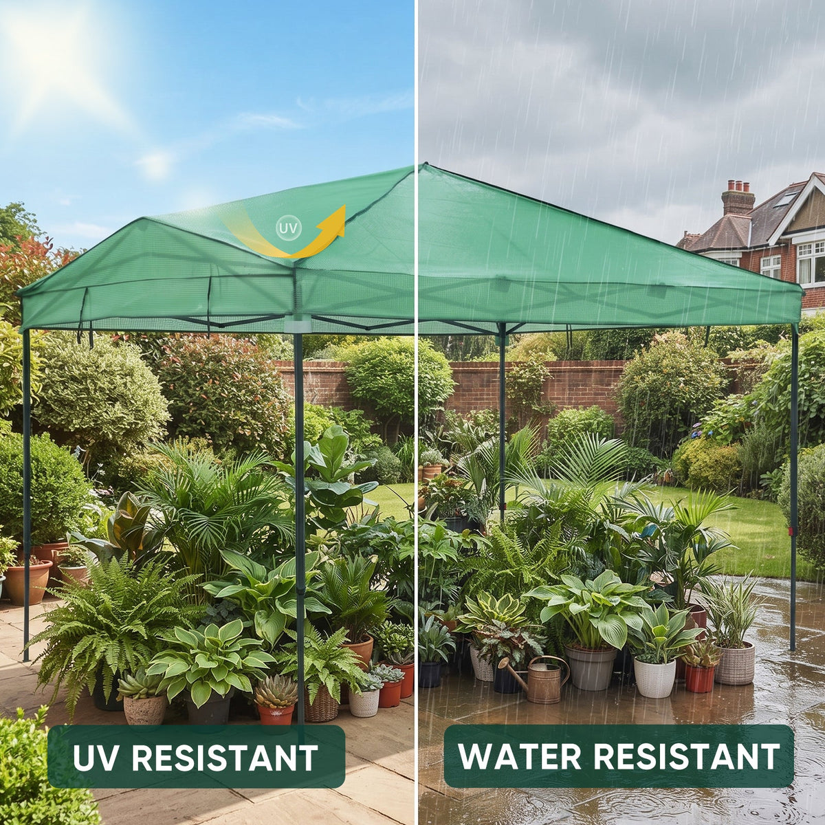 Greenhouse Replacement Shade Cloth Top Cover for 8x6/12x8 Portable Walk-in Pop up Greenhouse - Eagle Peak®