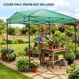 Greenhouse Replacement Shade Cloth Top Cover for 8x6/12x8 Portable Walk-in Pop up Greenhouse - Eagle Peak®