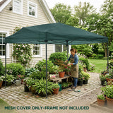 Greenhouse Replacement Shade Cloth Top Cover for 8x6/12x8 Portable Walk-in Pop up Greenhouse - Eagle Peak®
