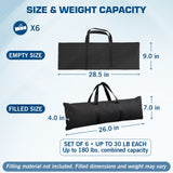 Greenhouse Sandbags Heavy Duty Weights for Greenhouse Skirt, 4/6 Pack - Eagle Peak®