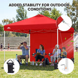 Heavy Duty 10x10 Pop Up Canopy Tent, 1 Canopy Sidewall - Eagle Peak®