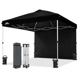 Heavy Duty 10x10 Pop Up Canopy Tent, 1 Canopy Sidewall - Eagle Peak®