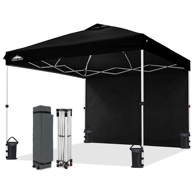 Heavy Duty 10x10 Pop Up Canopy Tent, 1 Canopy Sidewall - Eagle Peak®