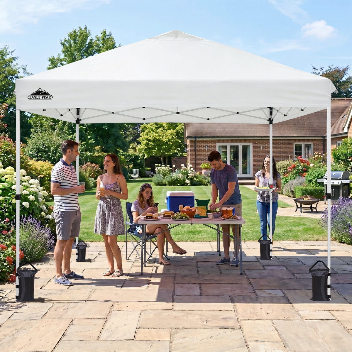 Heavy Duty 10x10 Pop Up Canopy Tent - Eagle Peak®