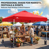 Heavy Duty 10x10 Pop Up Canopy Tent - Eagle Peak®