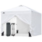 Heavy Duty 10x10 Pop Up Canopy Tent, 4 Canopy Sidewalls - Eagle Peak®