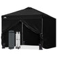 Heavy Duty 10x10 Pop Up Canopy Tent, 4 Canopy Sidewalls - Eagle Peak®
