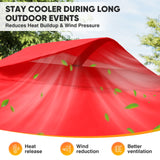 Heavy Duty 10x10 Pop Up Canopy Tent, 4 Canopy Sidewalls - Eagle Peak®