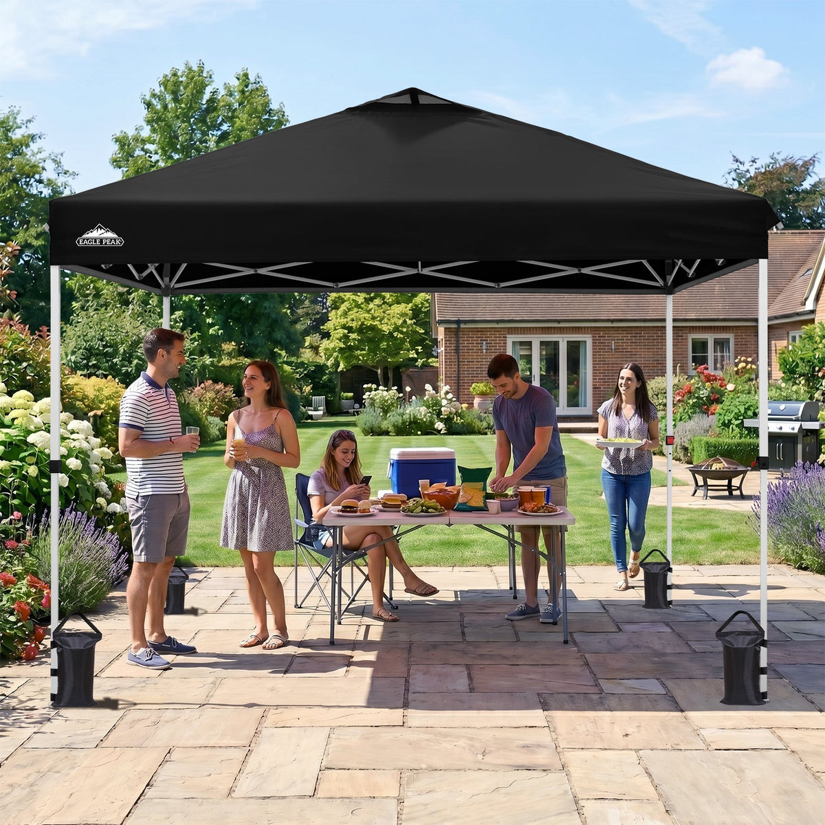 Heavy Duty 10x10 Pop Up Canopy Tent - Eagle Peak®