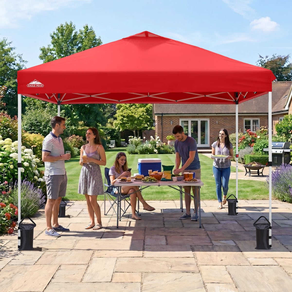 Heavy Duty 10x10 Pop Up Canopy Tent - Eagle Peak®
