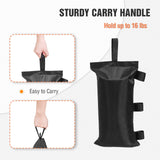 Heavy Duty Weight Bags 4 - Pack, Black (Sand Not Included) - Eagle Peak Canopy and Outdoor Products