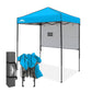 Instant Pop Up Canopy with Adjustable Sun Wall 6x4 ft - Eagle Peak Custom Canopy Tent