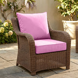 Outdoor Deep Seat Cushion Set, 25 x 25 x 5 inch ,Set of 2 - Eagle Peak