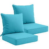Outdoor Deep Seat Cushion Set, 25 x 25 x 5 inch ,Set of 2 - Eagle Peak