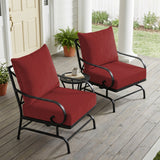 Outdoor Deep Seat Cushion Set, 25 x 25 x 5 inch ,Set of 2 - Eagle Peak