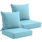 Outdoor Deep Seat Cushion Set, 25 x 25 x 5 inch ,Set of 2 - Eagle Peak