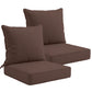 Outdoor Deep Seat Cushion Set, 25 x 25 x 5 inch ,Set of 2 - Eagle Peak