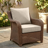 Outdoor Deep Seat Cushion Set, 25 x 25 x 5 inch ,Set of 2 - Eagle Peak
