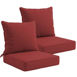 Outdoor Deep Seat Cushion Set, 25 x 25 x 5 inch ,Set of 2 - Eagle Peak