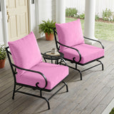 Outdoor Deep Seat Cushion Set, 25 x 25 x 5 inch ,Set of 2 - Eagle Peak