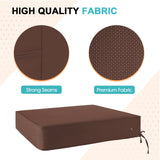 Outdoor Deep Seat Cushion Set, 25 x 25 x 5 inch ,Set of 2 - Eagle Peak