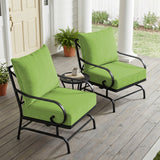 Outdoor Deep Seat Cushion Set, 25 x 25 x 5 inch ,Set of 2 - Eagle Peak
