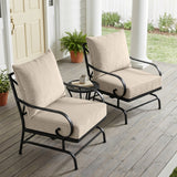 Outdoor Deep Seat Cushion Set, 25 x 25 x 5 inch ,Set of 2 - Eagle Peak