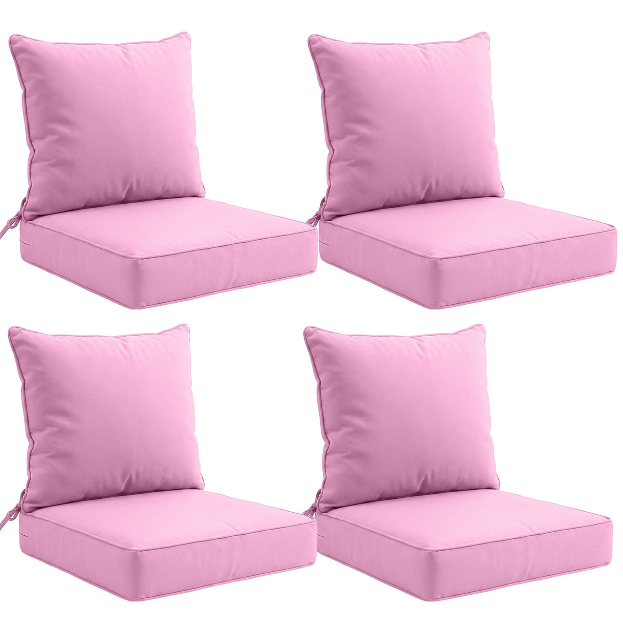 Outdoor Deep Seat Cushion Set, 25 x 25 x 5 inch, Set of 4 - Eagle Peak