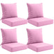Outdoor Deep Seat Cushion Set, 25 x 25 x 5 inch, Set of 4 - Eagle Peak