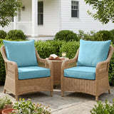 Outdoor Deep Seat Cushion Set, 25 x 25 x 5 inch, Set of 4 - Eagle Peak