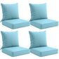 Outdoor Deep Seat Cushion Set, 25 x 25 x 5 inch, Set of 4 - Eagle Peak